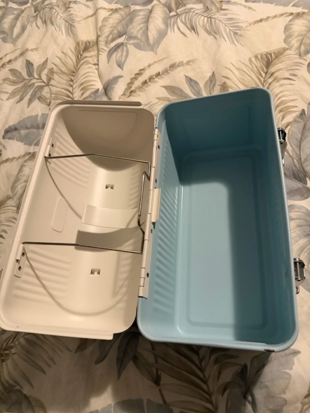 Stanley Pale Blue Cooler with Cream Logo Text - Picture 3 of 6